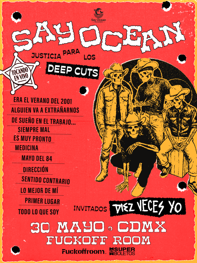 Flyer Say Ocean Fuck Off Room CDMX 2026