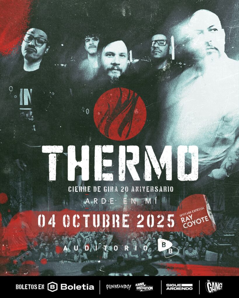Concierto Thermo en CDMX Auditorio BB Blackberry Punkcast