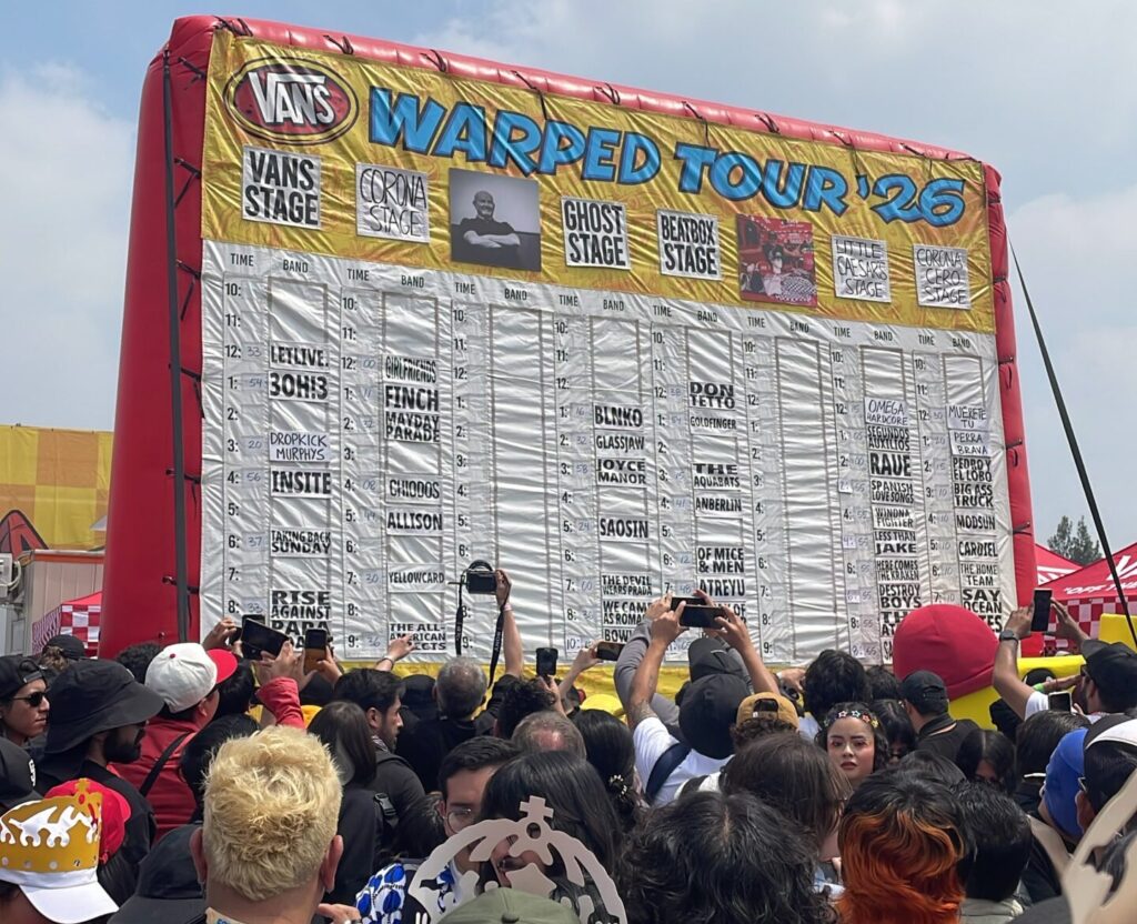 Van Warped Tour México 2026 festivales nota periodistica cdmx