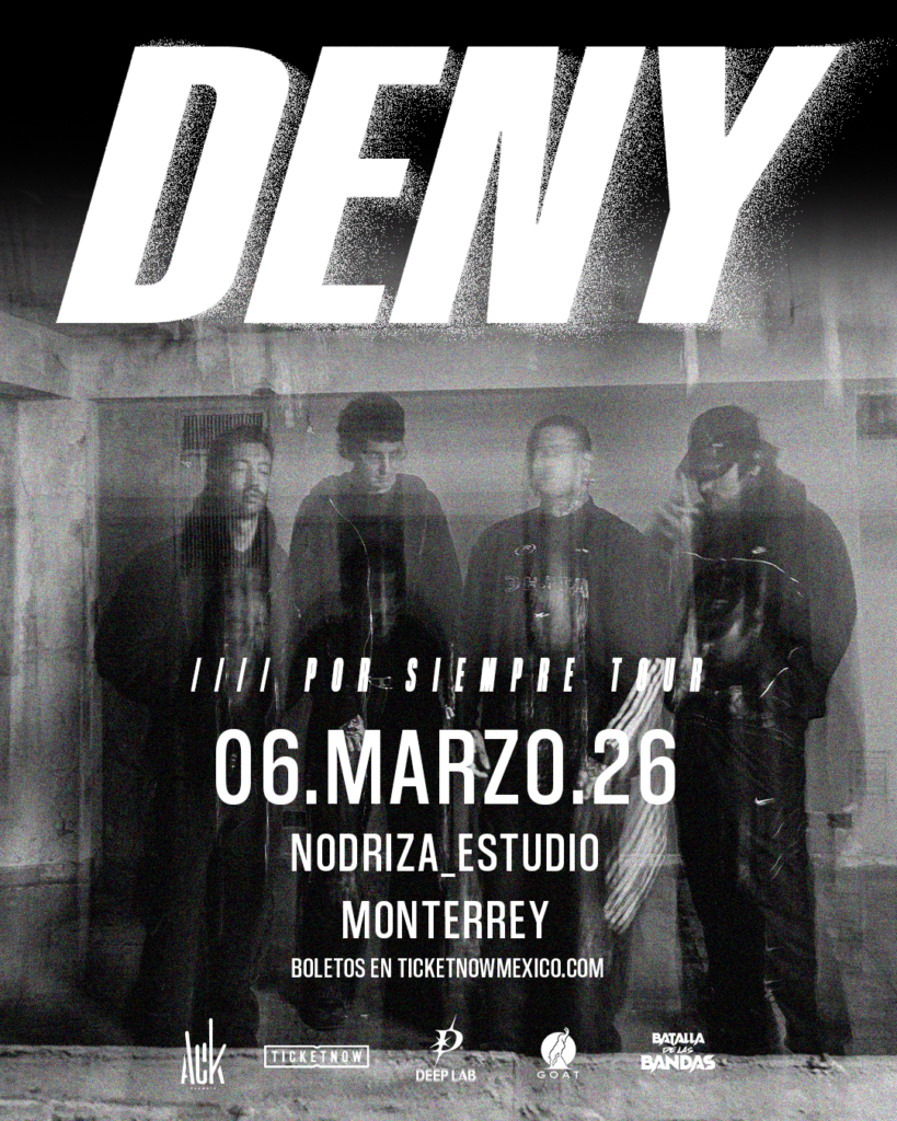 Flyer DENY 2026 Mexico Punkcast Monterrey