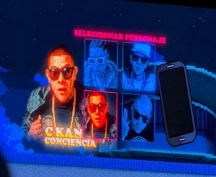 C KAN concierto Pepsi Center enero 2026 conferencia de prensa Punkcast Fotos Carlos Bolaños Tiro Loko, Melodico, Dharius videojuego