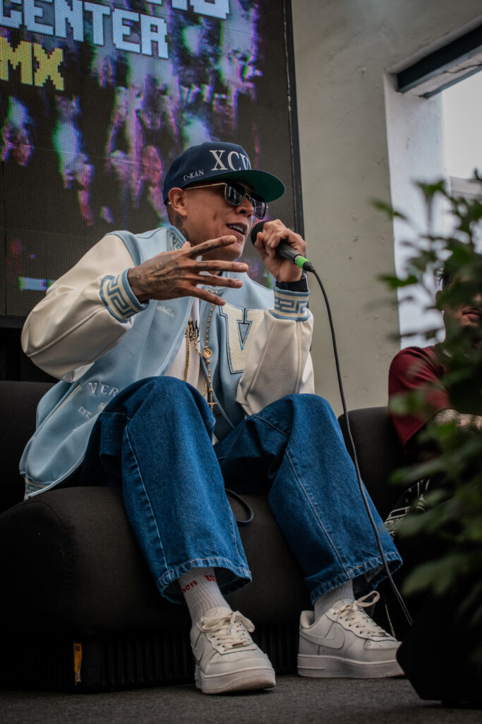 C KAN concierto Pepsi Center enero 2026 conferencia de prensa Punkcast Fotos Carlos Bolaños Tiro Loko, Melodico, Dharius