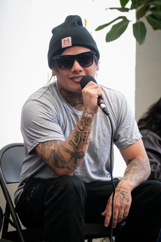 C KAN concierto Pepsi Center enero 2026 conferencia de prensa Punkcast Fotos Carlos Bolaños Tiro Loko, Melodico, Dharius