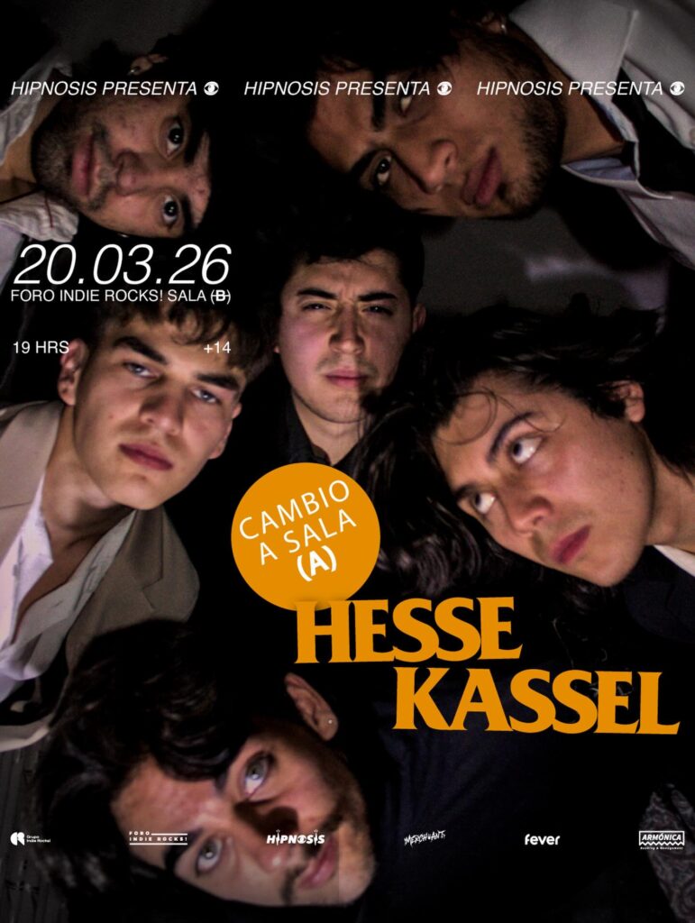 HESSE KASSEL FORO INDIE ROCKS CDMX 2026 FLYER PUNKCAST