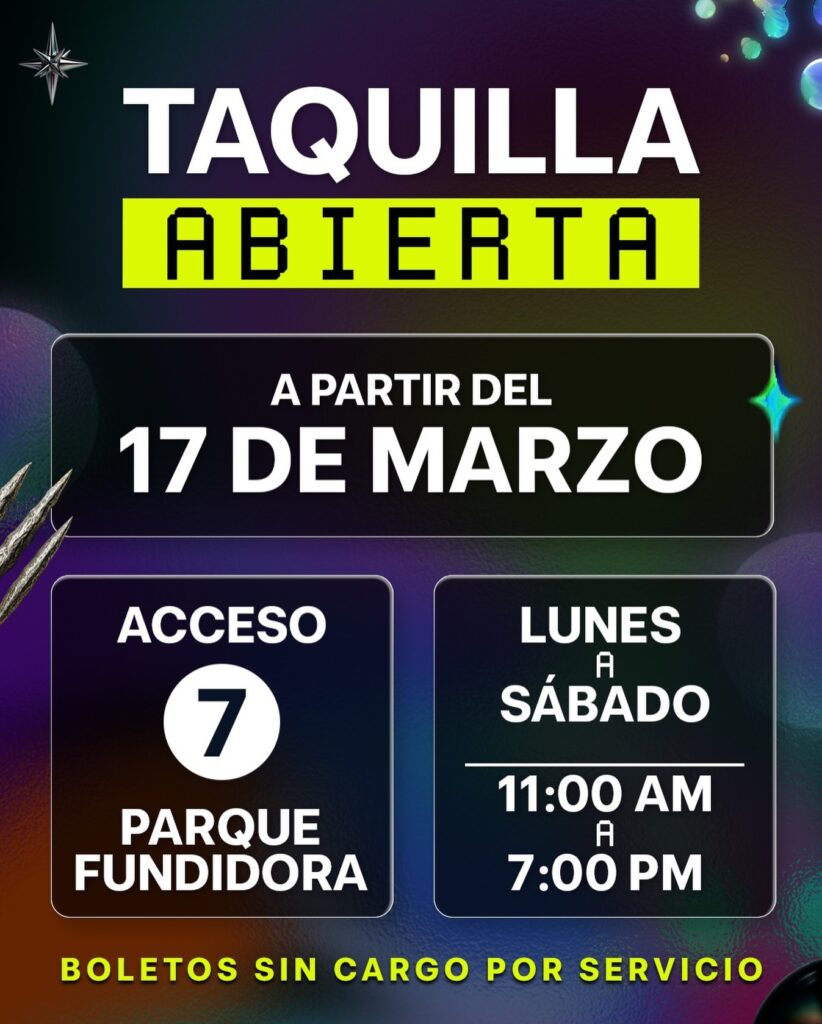 Cartel Lineup Tecate Pal Norte Parque Fundidora Punkcast 2026