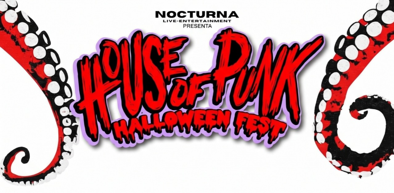 Logo Flyer Cartel Lineup House of Punk Halloween Fest Texcoco 2026 Punkcast